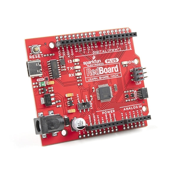 SparkFun RedBoard Plus — official SparkFun product photograph