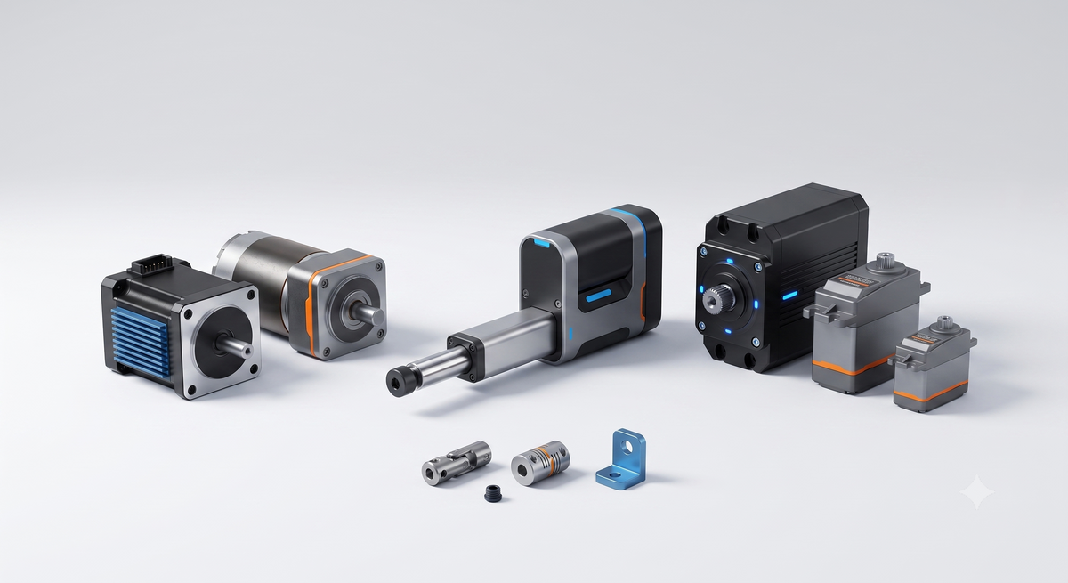 Motors, Servos & Actuators